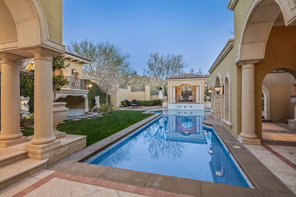 The Mansion in Scottsdale, an exceptional and gracious estate built by Salcito Custom Homes and designed by renowned Architect Dale Gardon delivering both luxury and comfort is now available for sale. This home located at 20715 N 103rd Pl, Scottsdale, Arizona