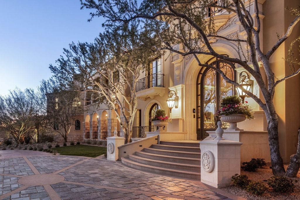 The Mansion in Scottsdale, an exceptional and gracious estate built by Salcito Custom Homes and designed by renowned Architect Dale Gardon delivering both luxury and comfort is now available for sale. This home located at 20715 N 103rd Pl, Scottsdale, Arizona