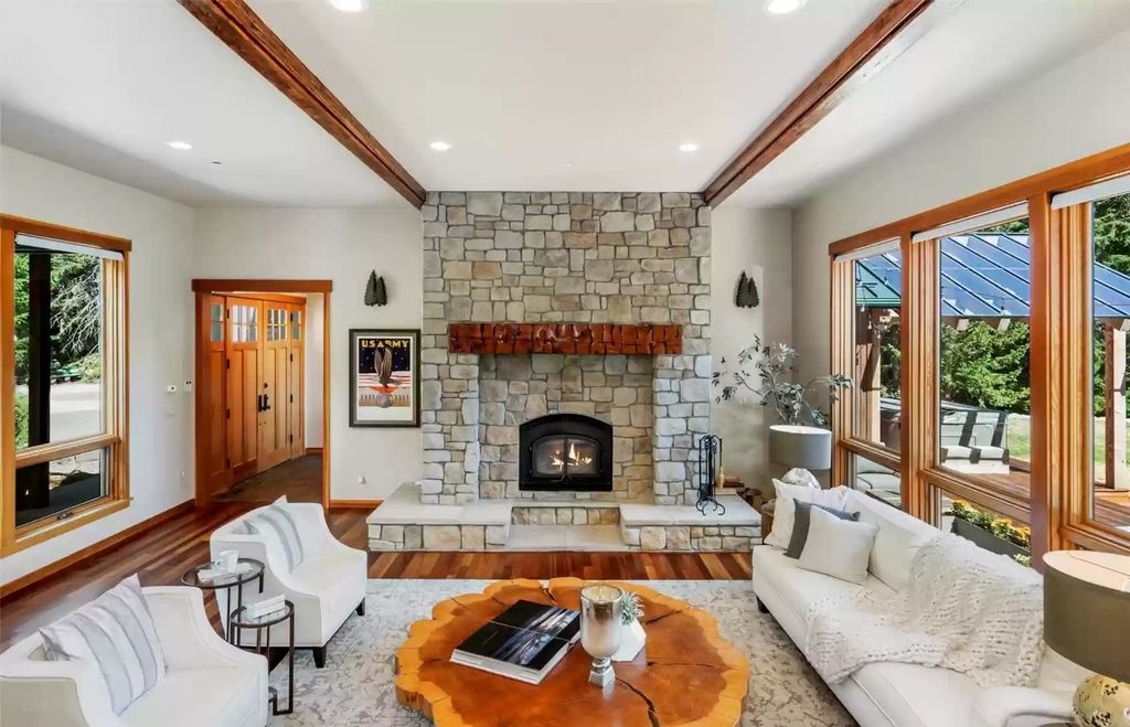 The Estate in North Bend is a luxurious home featuring gorgeous finishes and ideal spaces for a wide choice of entertainment now available for sale. This home located at 16331 Reserve Drive SE, North Bend, Washington; offering 04 bedrooms and 04 bathrooms with 5,710 square feet of living spaces. 
