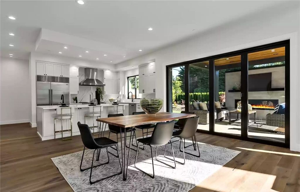 The Home in Bellevue was constructed with the highest quality designer finishes including oak floors and epicureans eat-in kitchen, now available for sale. This home located at 235 140th Avenue NE, Bellevue, Washington