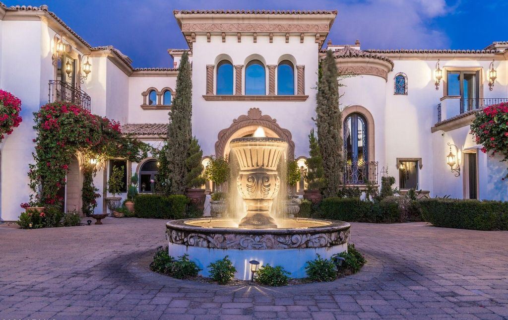 The Estate in Mesa, a an entertainer's dream designed for resort-like living with over 14,000 square feet of pure luxury offering a lush formally landscaped sanctuary and countless amenities is now available for sale. This home located at 1550 N 40th St UNIT 14, Mesa, Arizona