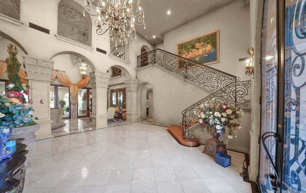 The Estate in Mesa, a an entertainer's dream designed for resort-like living with over 14,000 square feet of pure luxury offering a lush formally landscaped sanctuary and countless amenities is now available for sale. This home located at 1550 N 40th St UNIT 14, Mesa, Arizona