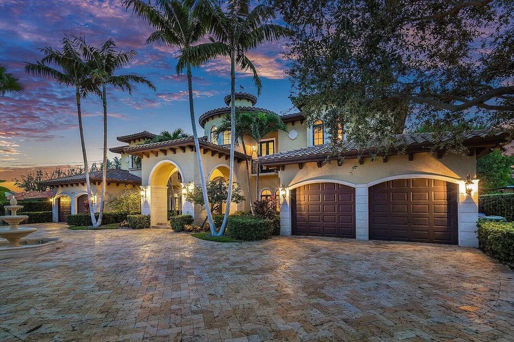 The Villa in Fort Lauderdale, a luxurious contemporary Mediterranean home overlooking the Coral Ridge Country Club Golf Course with resort style amenities is now available for sale. This home located at 4711 NE 25th Ave, Fort Lauderdale, Florida