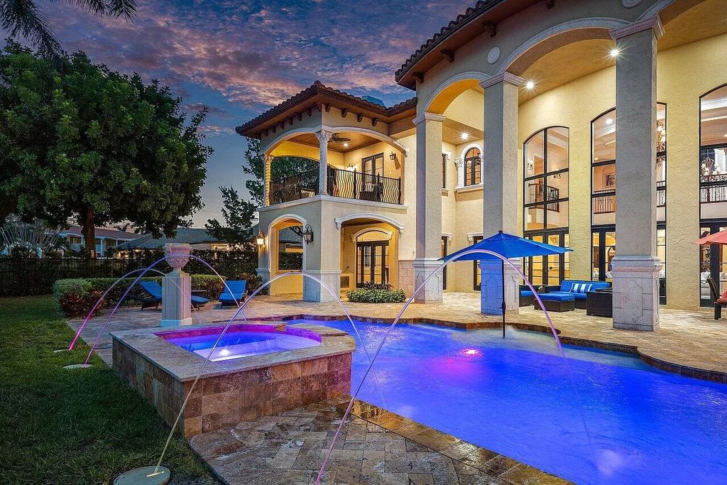 The Villa in Fort Lauderdale, a luxurious contemporary Mediterranean home overlooking the Coral Ridge Country Club Golf Course with resort style amenities is now available for sale. This home located at 4711 NE 25th Ave, Fort Lauderdale, Florida