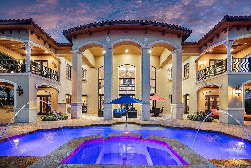 The Villa in Fort Lauderdale, a luxurious contemporary Mediterranean home overlooking the Coral Ridge Country Club Golf Course with resort style amenities is now available for sale. This home located at 4711 NE 25th Ave, Fort Lauderdale, Florida