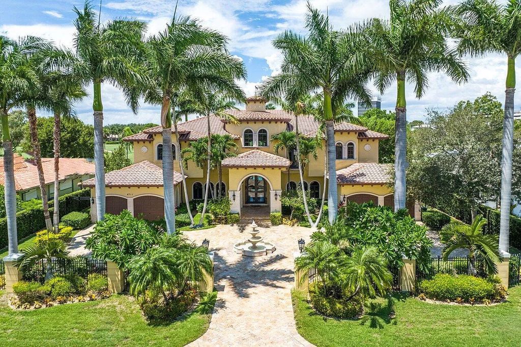 The Villa in Fort Lauderdale, a luxurious contemporary Mediterranean home overlooking the Coral Ridge Country Club Golf Course with resort style amenities is now available for sale. This home located at 4711 NE 25th Ave, Fort Lauderdale, Florida