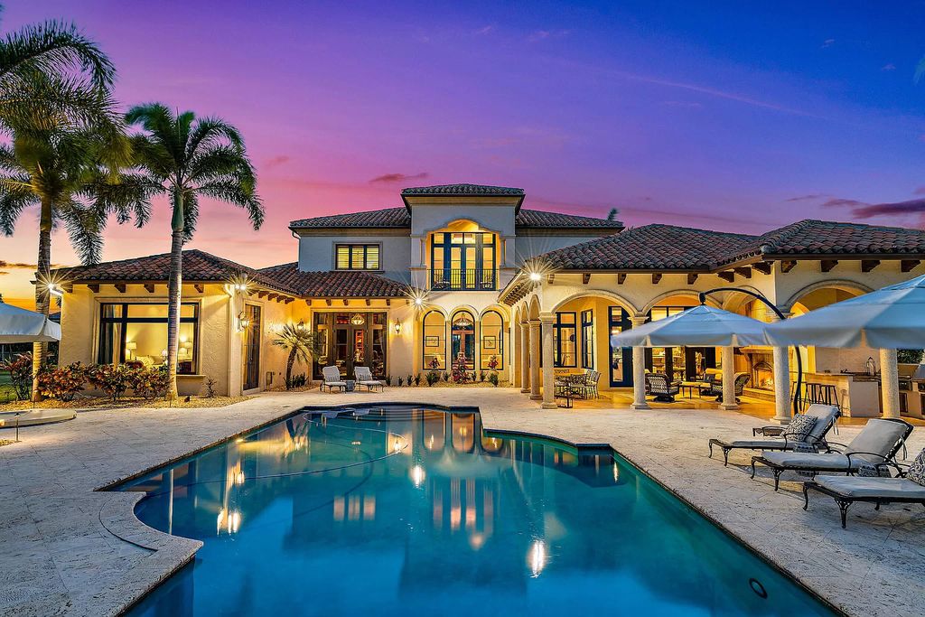 The Home in Palm Beach Gardens, a private custom estate on the largest homesite within Frenchman's Reserve offering luxurious amenities for both living and entertaining is now available for sale. This home located at 667 Hermitage Cir, Palm Beach Gardens, Florida