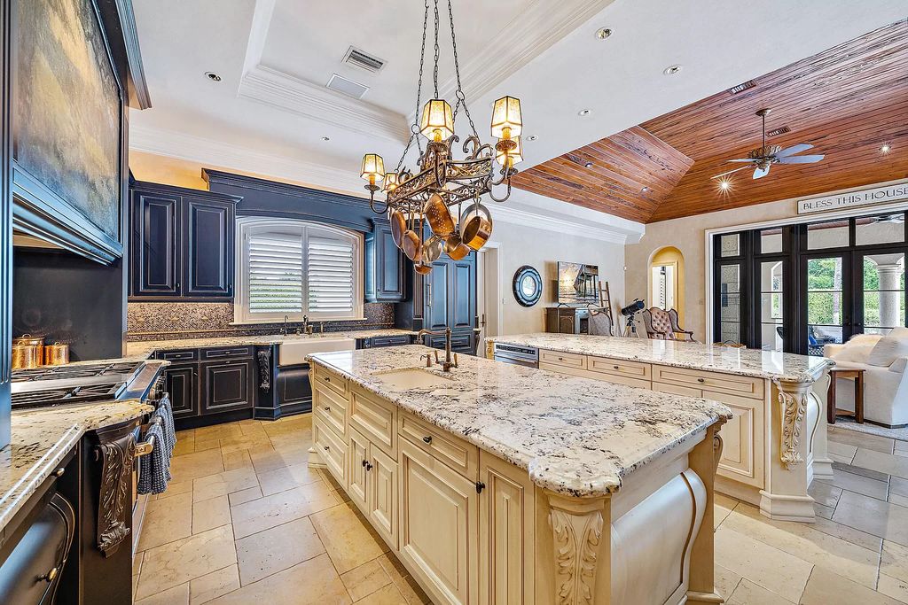 The Home in Palm Beach Gardens, a private custom estate on the largest homesite within Frenchman's Reserve offering luxurious amenities for both living and entertaining is now available for sale. This home located at 667 Hermitage Cir, Palm Beach Gardens, Florida
