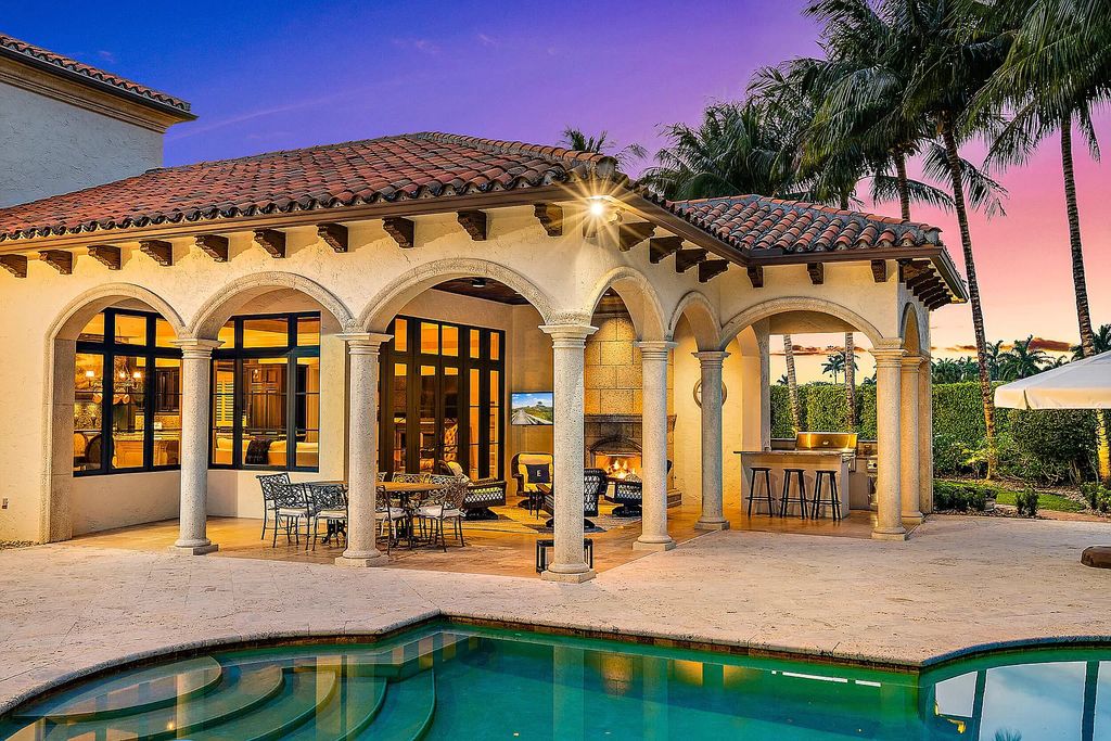 The Home in Palm Beach Gardens, a private custom estate on the largest homesite within Frenchman's Reserve offering luxurious amenities for both living and entertaining is now available for sale. This home located at 667 Hermitage Cir, Palm Beach Gardens, Florida