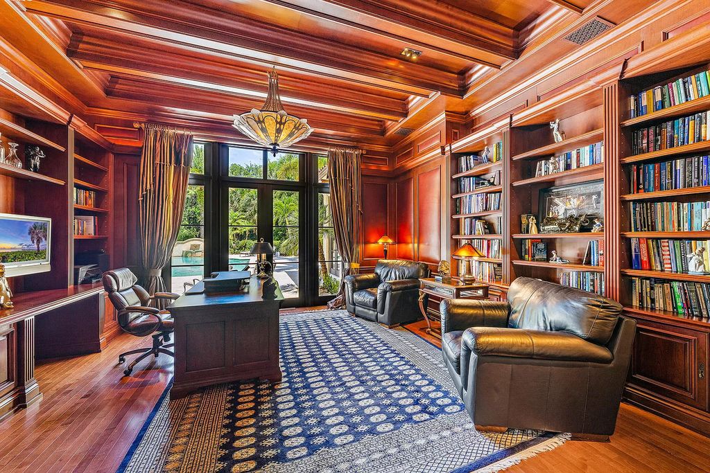 The Home in Palm Beach Gardens, a private custom estate on the largest homesite within Frenchman's Reserve offering luxurious amenities for both living and entertaining is now available for sale. This home located at 667 Hermitage Cir, Palm Beach Gardens, Florida