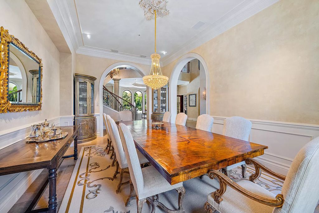 The Home in Palm Beach Gardens, a private custom estate on the largest homesite within Frenchman's Reserve offering luxurious amenities for both living and entertaining is now available for sale. This home located at 667 Hermitage Cir, Palm Beach Gardens, Florida