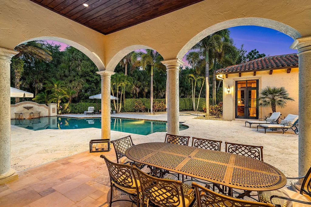 The Home in Palm Beach Gardens, a private custom estate on the largest homesite within Frenchman's Reserve offering luxurious amenities for both living and entertaining is now available for sale. This home located at 667 Hermitage Cir, Palm Beach Gardens, Florida
