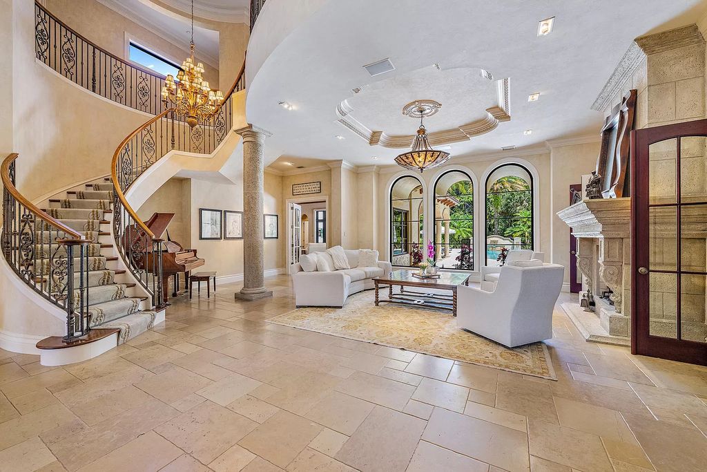 The Home in Palm Beach Gardens, a private custom estate on the largest homesite within Frenchman's Reserve offering luxurious amenities for both living and entertaining is now available for sale. This home located at 667 Hermitage Cir, Palm Beach Gardens, Florida