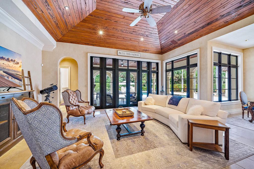 The Home in Palm Beach Gardens, a private custom estate on the largest homesite within Frenchman's Reserve offering luxurious amenities for both living and entertaining is now available for sale. This home located at 667 Hermitage Cir, Palm Beach Gardens, Florida