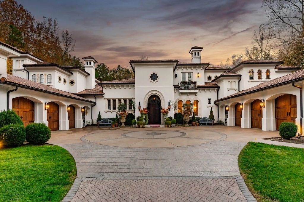The Estate in Charlotte is an entertainers paradise and conveniently located, now available for sale. This home located at 8371 Providence Rd, Charlotte, North Carolina