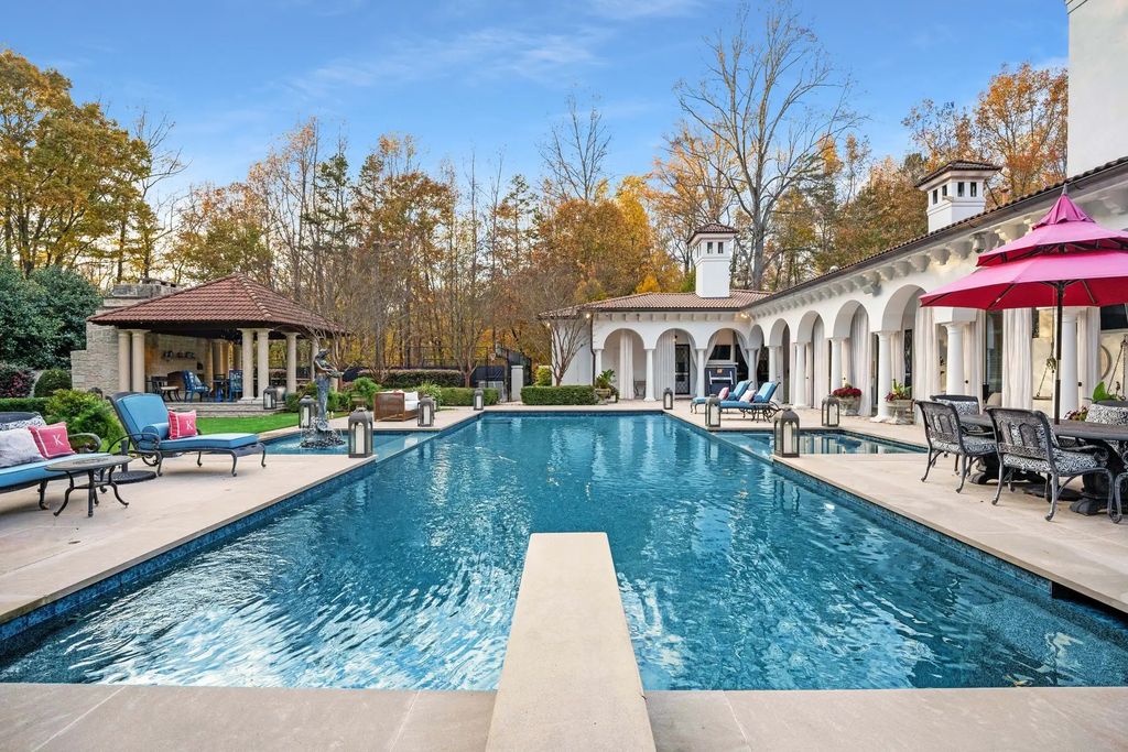 The Estate in Charlotte is an entertainers paradise and conveniently located, now available for sale. This home located at 8371 Providence Rd, Charlotte, North Carolina