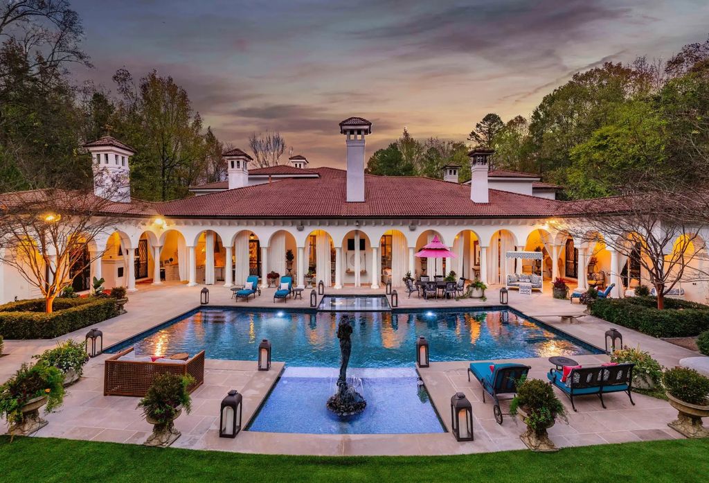 The Estate in Charlotte is an entertainers paradise and conveniently located, now available for sale. This home located at 8371 Providence Rd, Charlotte, North Carolina
