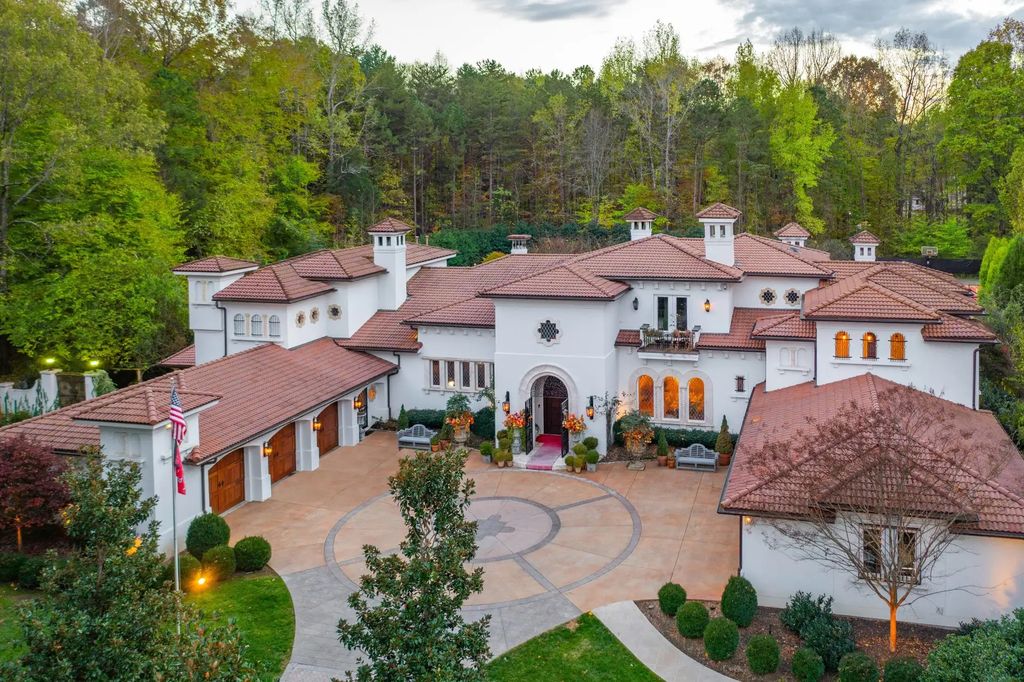 The Estate in Charlotte is an entertainers paradise and conveniently located, now available for sale. This home located at 8371 Providence Rd, Charlotte, North Carolina
