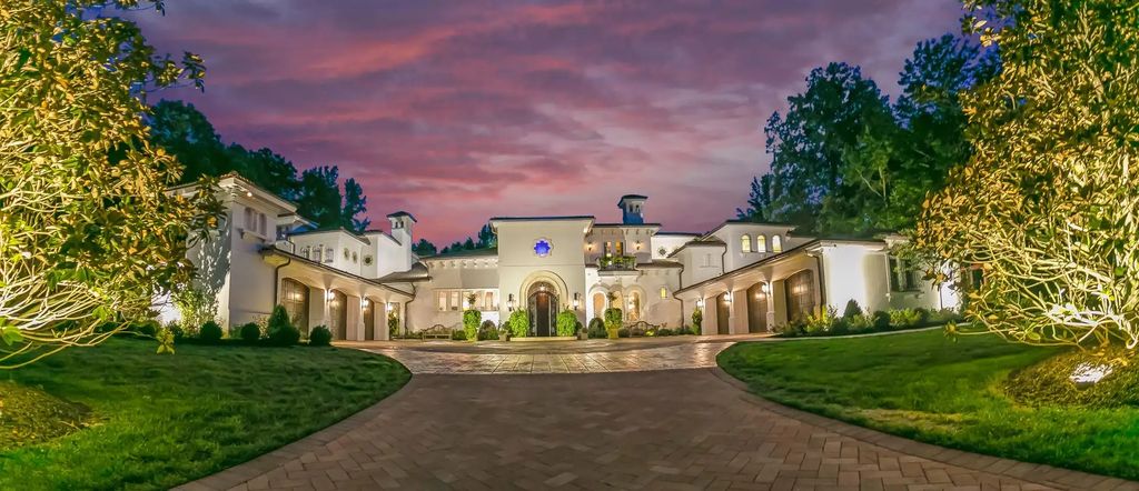 The Estate in Charlotte is an entertainers paradise and conveniently located, now available for sale. This home located at 8371 Providence Rd, Charlotte, North Carolina