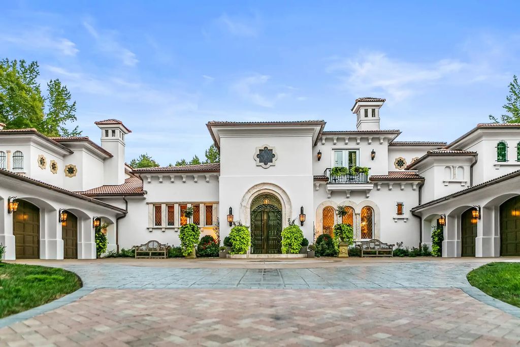 The Estate in Charlotte is an entertainers paradise and conveniently located, now available for sale. This home located at 8371 Providence Rd, Charlotte, North Carolina