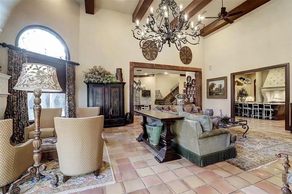 The Mansion in Tomball, a timeless estate with French style and old world charm featuring unique architectural design, attention to detail and the exceptional quality of materials is now available for sale. This home located at 36 Saddlebrook Ct, Tomball, Texas