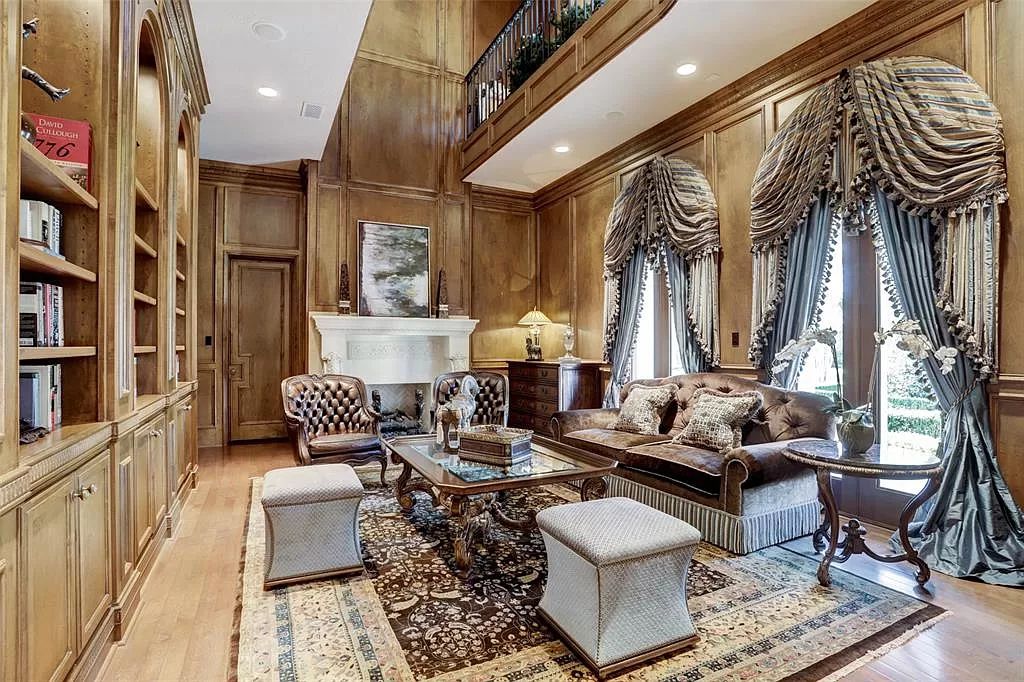 The Mansion in Tomball, a timeless estate with French style and old world charm featuring unique architectural design, attention to detail and the exceptional quality of materials is now available for sale. This home located at 36 Saddlebrook Ct, Tomball, Texas