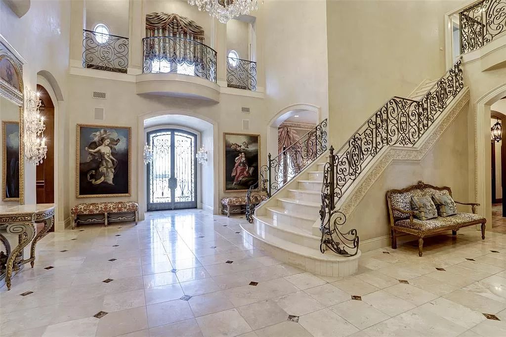 The Mansion in Tomball, a timeless estate with French style and old world charm featuring unique architectural design, attention to detail and the exceptional quality of materials is now available for sale. This home located at 36 Saddlebrook Ct, Tomball, Texas