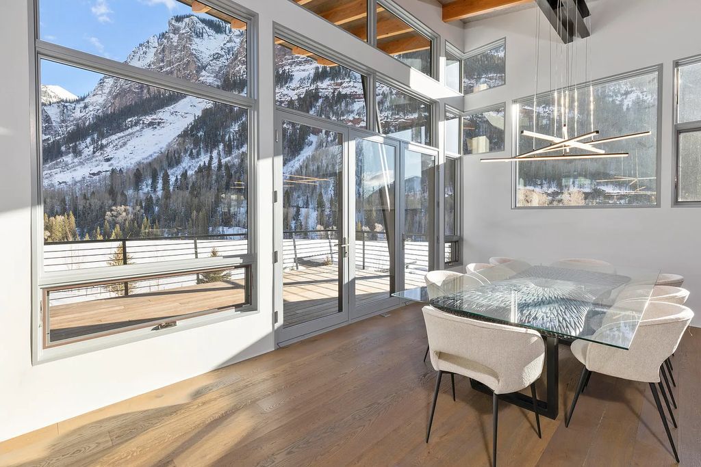 The Home in Telluride, an architectural marvel situated in a National Park-like setting at the east end of Telluride's box canyon & provides a front-row seat to two of Telluride's renowned landmarks is now available for sale. This home located at 430 Pandora Ln, Telluride, Colorado