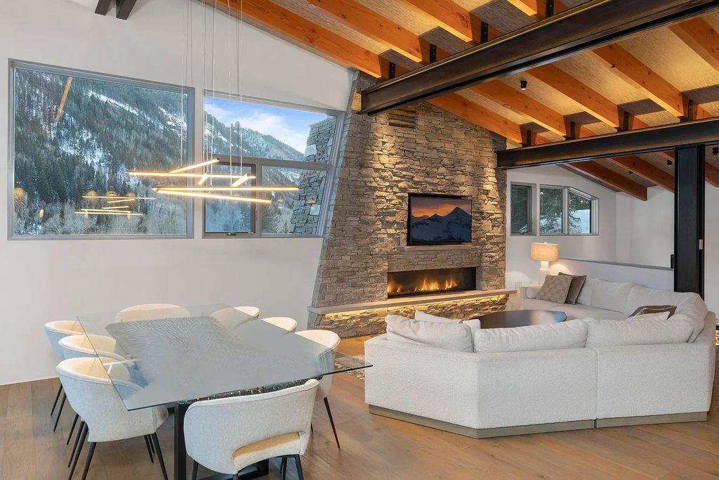The Home in Telluride, an architectural marvel situated in a National Park-like setting at the east end of Telluride's box canyon & provides a front-row seat to two of Telluride's renowned landmarks is now available for sale. This home located at 430 Pandora Ln, Telluride, Colorado
