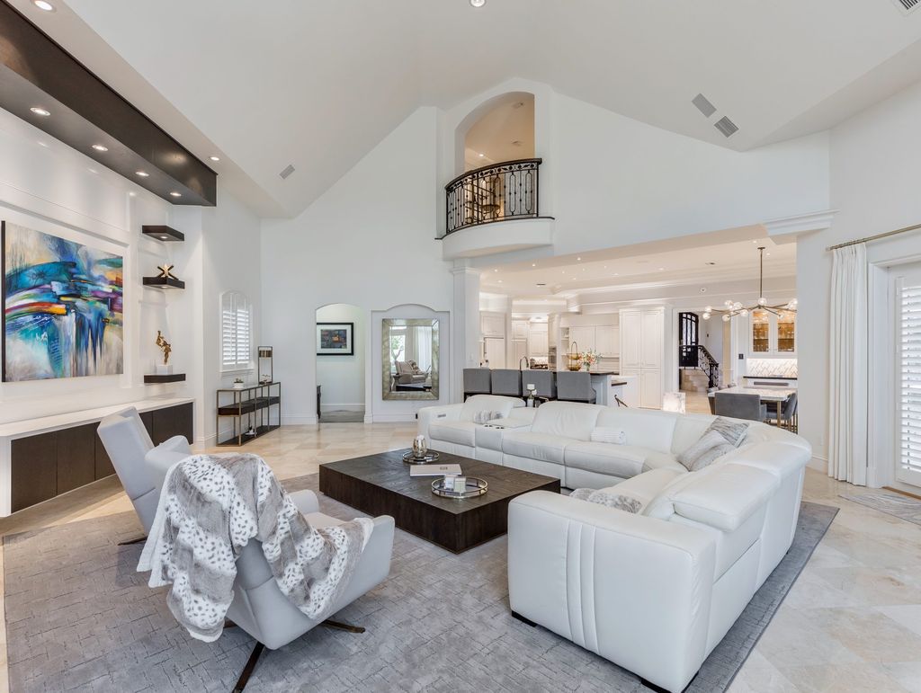 The Home in Fort Myers, a premiere luxury residence recently enhanced to perfection inside and out along with a total array of amenities including dining, social activities, and fitness, tennis, resort pool and playground is now available for sale. This house located at 15761 Grey Friars Ct, Fort Myers, Florida