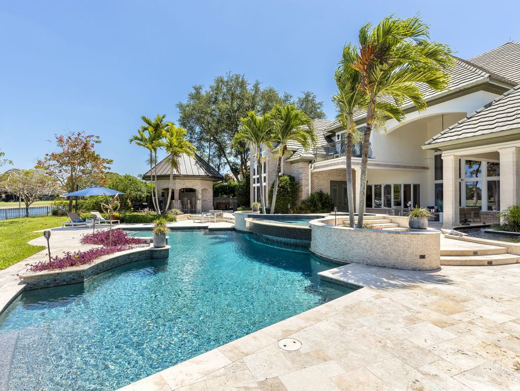 The Home in Fort Myers, a premiere luxury residence recently enhanced to perfection inside and out along with a total array of amenities including dining, social activities, and fitness, tennis, resort pool and playground is now available for sale. This house located at 15761 Grey Friars Ct, Fort Myers, Florida