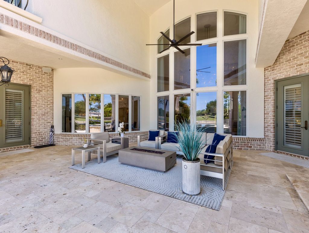 The Home in Fort Myers, a premiere luxury residence recently enhanced to perfection inside and out along with a total array of amenities including dining, social activities, and fitness, tennis, resort pool and playground is now available for sale. This house located at 15761 Grey Friars Ct, Fort Myers, Florida