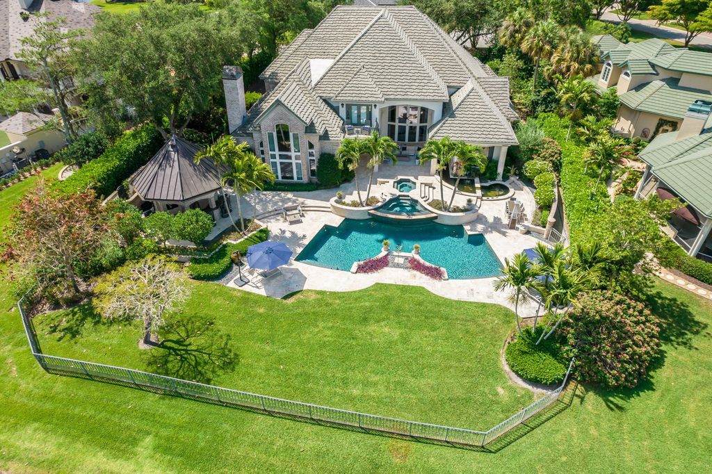 The Home in Fort Myers, a premiere luxury residence recently enhanced to perfection inside and out along with a total array of amenities including dining, social activities, and fitness, tennis, resort pool and playground is now available for sale. This house located at 15761 Grey Friars Ct, Fort Myers, Florida