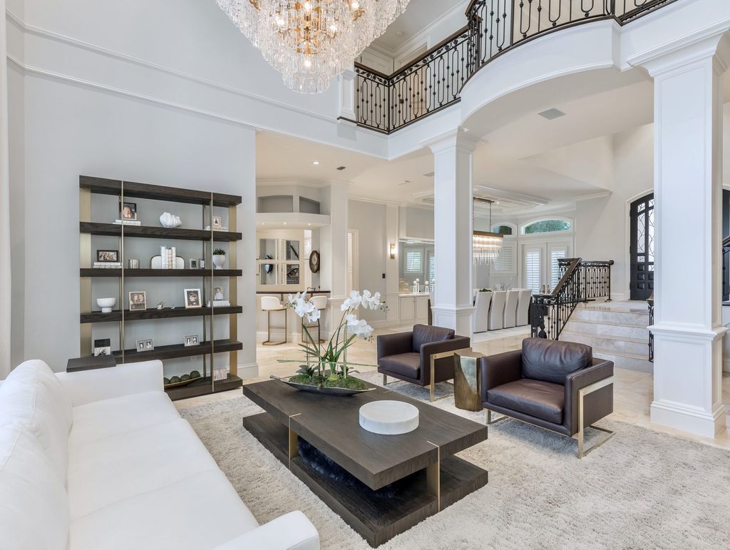 The Home in Fort Myers, a premiere luxury residence recently enhanced to perfection inside and out along with a total array of amenities including dining, social activities, and fitness, tennis, resort pool and playground is now available for sale. This house located at 15761 Grey Friars Ct, Fort Myers, Florida