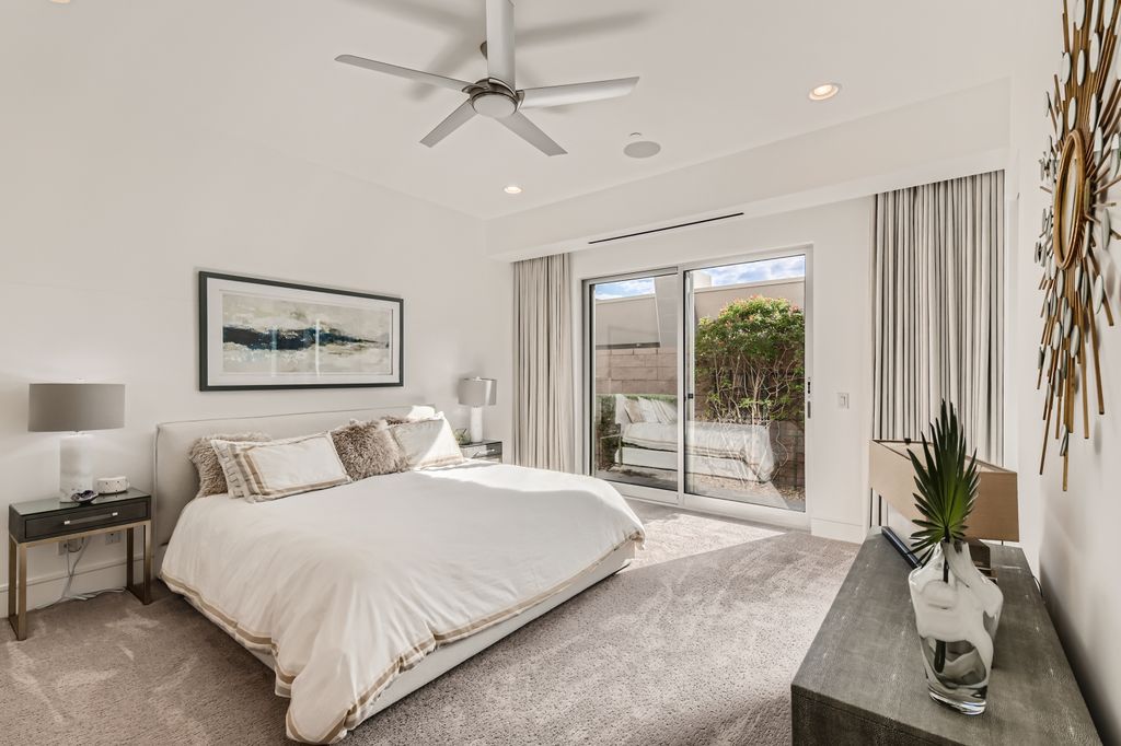 The Home in Henderson, a MacDonald Highlands residence offers a bright and open floor plan, an amazing backyard with infinity edge pool, spa, outdoor kitchen with bbq, fire pit and lounge area is now available for sale. This home located at 667 Palisade Rim Dr, Henderson, Nevada