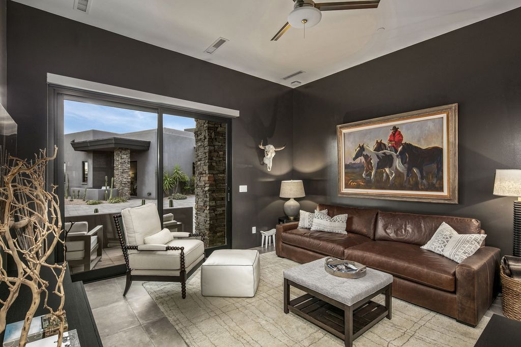 The Home in Scottsdale, a stunning desert contemporary estate which all on one level with open, airy and inviting floor plan encourages the seamless indoor outdoor living experience that is so unique to Arizona  is now available for sale. This home located at 39813 N 103rd Way, Scottsdale, Arizona