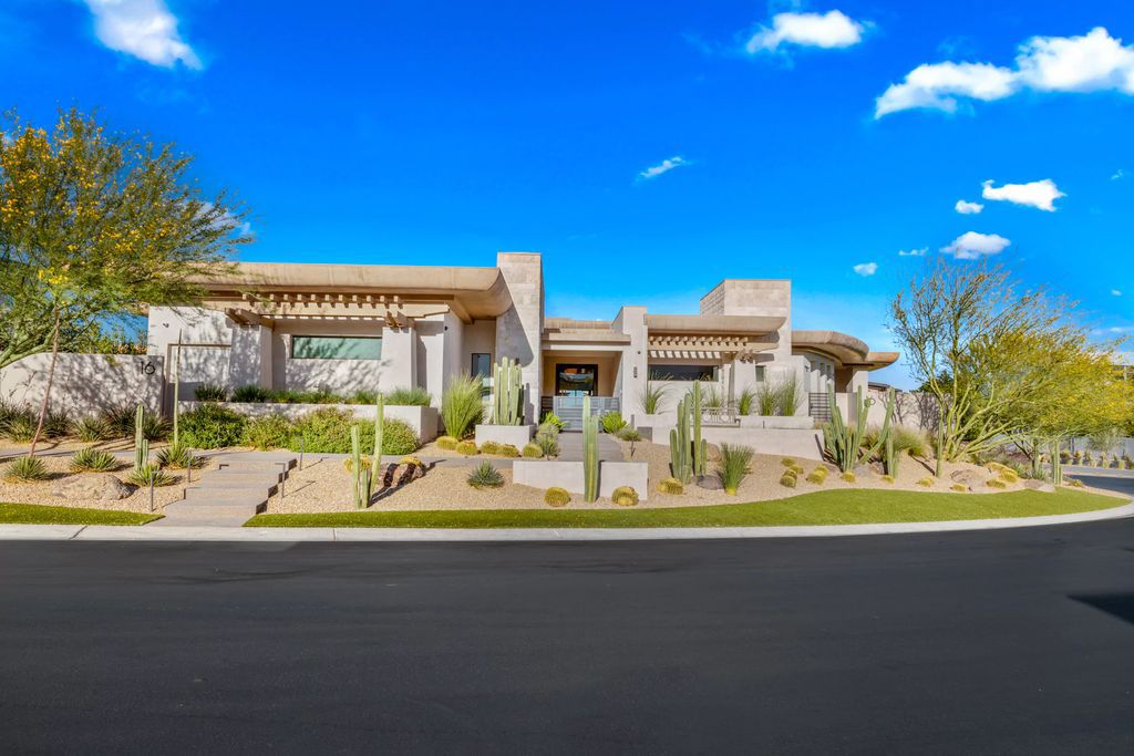 The Home in Las Vegas, an exceptional property boasts the pinnacle of luxury living with amazing entertaining features including resort-style backyard, pool & spa, elevator, kitchen pavilion, fire table, & an expansive turf area and more is now available for sale. This home located at 16 Flying Cloud Ln, Las Vegas, Nevada
