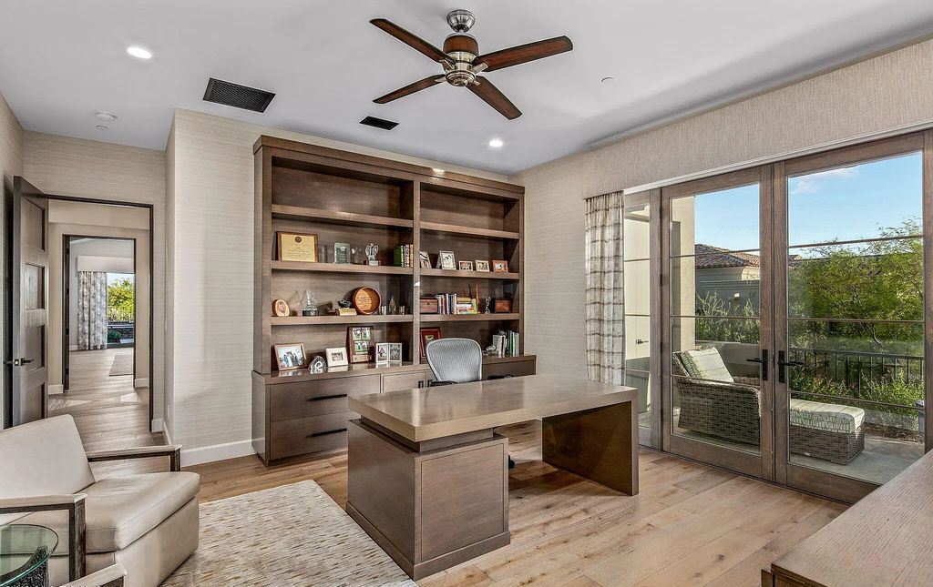 The Home in Scottsdale, a nearly brand new modern farmhouse was upgraded both inside and out set on the beautiful 10th fairway of the award winning Mirabel Club community's Tom Fazio designed golf course is now available for sale. This home located at 36931 N 102nd Pl, Scottsdale, Arizona