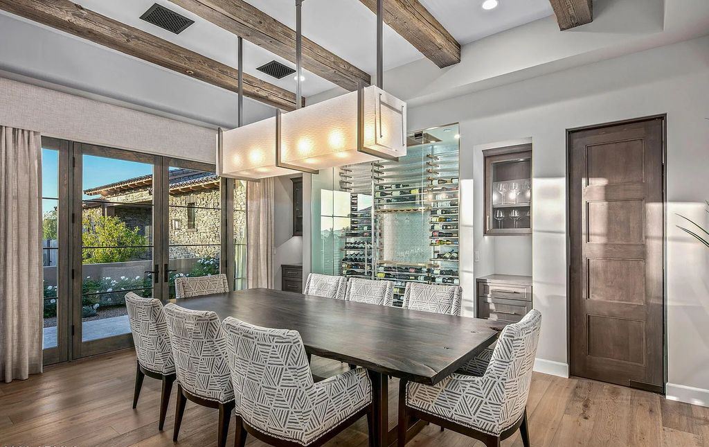 The Home in Scottsdale, a nearly brand new modern farmhouse was upgraded both inside and out set on the beautiful 10th fairway of the award winning Mirabel Club community's Tom Fazio designed golf course is now available for sale. This home located at 36931 N 102nd Pl, Scottsdale, Arizona