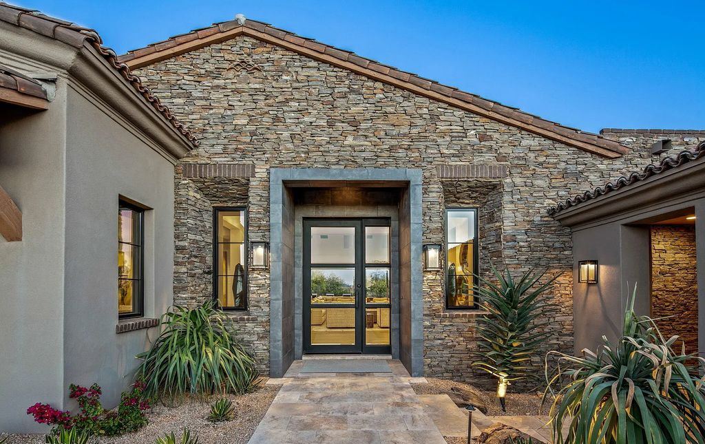 The Home in Scottsdale, a nearly brand new modern farmhouse was upgraded both inside and out set on the beautiful 10th fairway of the award winning Mirabel Club community's Tom Fazio designed golf course is now available for sale. This home located at 36931 N 102nd Pl, Scottsdale, Arizona