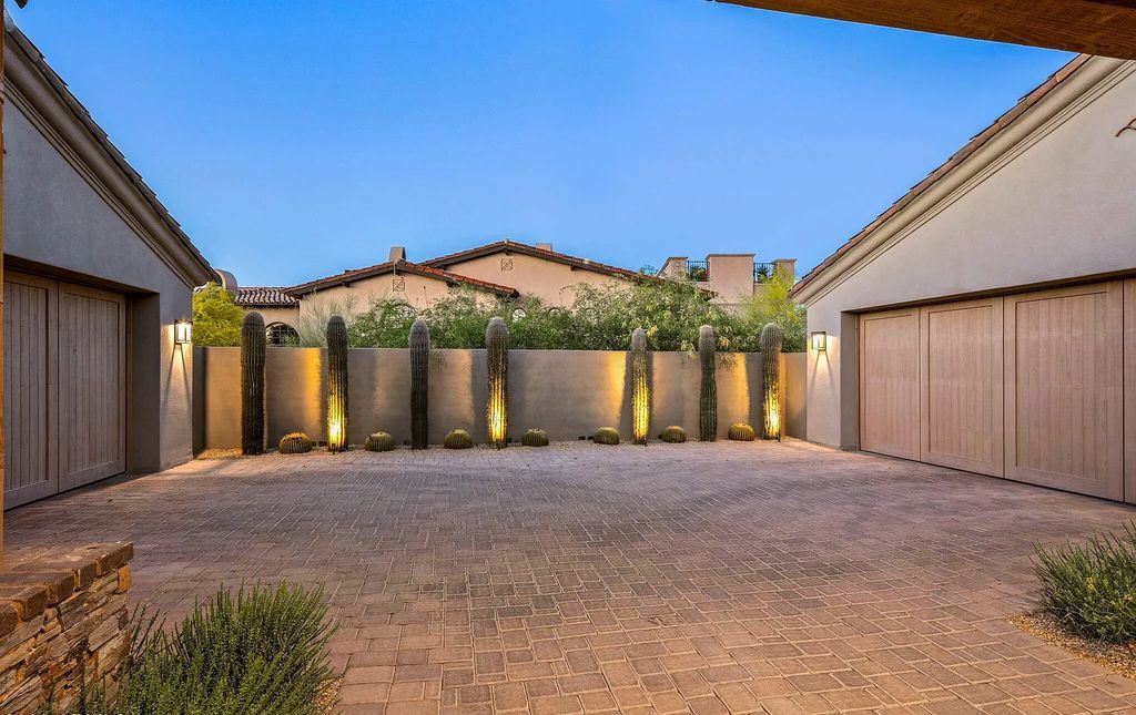 The Home in Scottsdale, a nearly brand new modern farmhouse was upgraded both inside and out set on the beautiful 10th fairway of the award winning Mirabel Club community's Tom Fazio designed golf course is now available for sale. This home located at 36931 N 102nd Pl, Scottsdale, Arizona