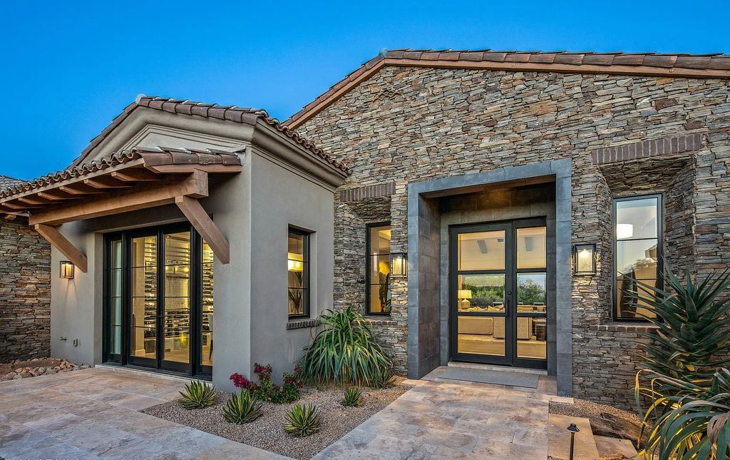 The Home in Scottsdale, a nearly brand new modern farmhouse was upgraded both inside and out set on the beautiful 10th fairway of the award winning Mirabel Club community's Tom Fazio designed golf course is now available for sale. This home located at 36931 N 102nd Pl, Scottsdale, Arizona