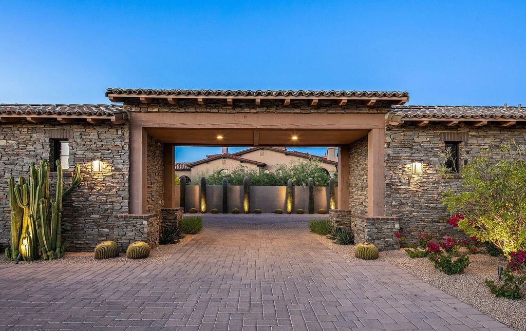 The Home in Scottsdale, a nearly brand new modern farmhouse was upgraded both inside and out set on the beautiful 10th fairway of the award winning Mirabel Club community's Tom Fazio designed golf course is now available for sale. This home located at 36931 N 102nd Pl, Scottsdale, Arizona