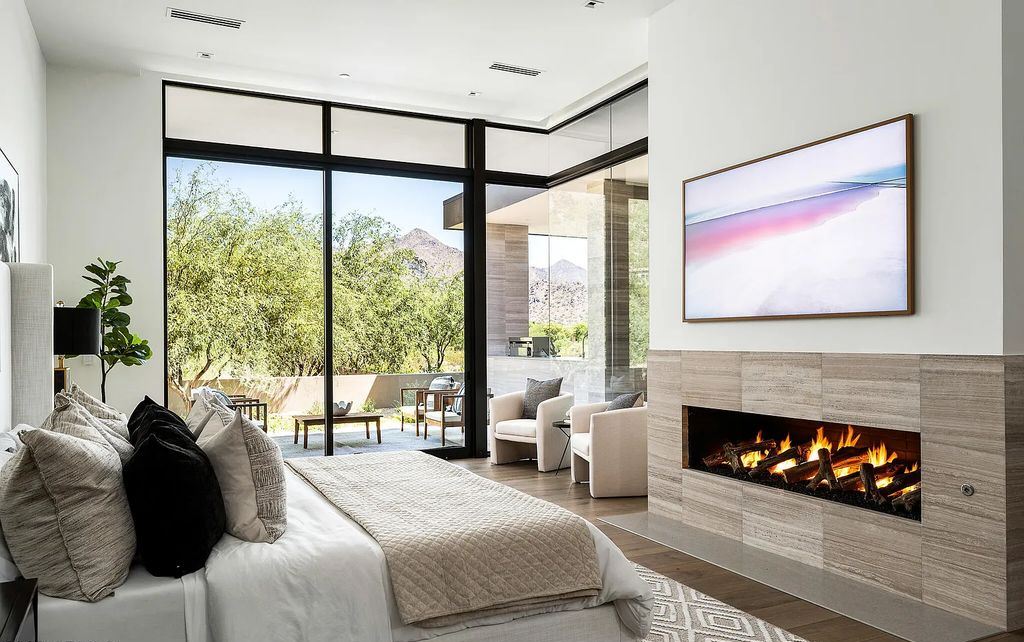 The Home in Scottsdale, a contemporary Bing Hu masterpiece located in the prestigious country club neighborhood of DC Ranch raises the bar for excellence is now available for sale. This home located at 9820 E Thompson Peak Pkwy UNIT 826, Scottsdale, Arizona