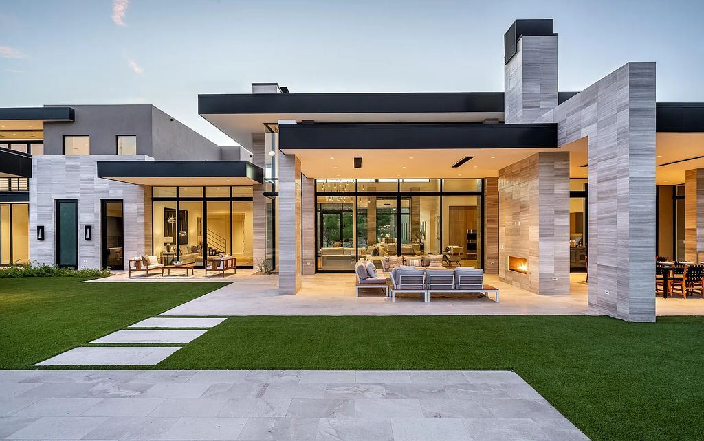 The Home in Scottsdale, a contemporary Bing Hu masterpiece located in the prestigious country club neighborhood of DC Ranch raises the bar for excellence is now available for sale. This home located at 9820 E Thompson Peak Pkwy UNIT 826, Scottsdale, Arizona