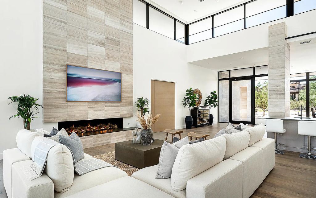 The Home in Scottsdale, a contemporary Bing Hu masterpiece located in the prestigious country club neighborhood of DC Ranch raises the bar for excellence is now available for sale. This home located at 9820 E Thompson Peak Pkwy UNIT 826, Scottsdale, Arizona