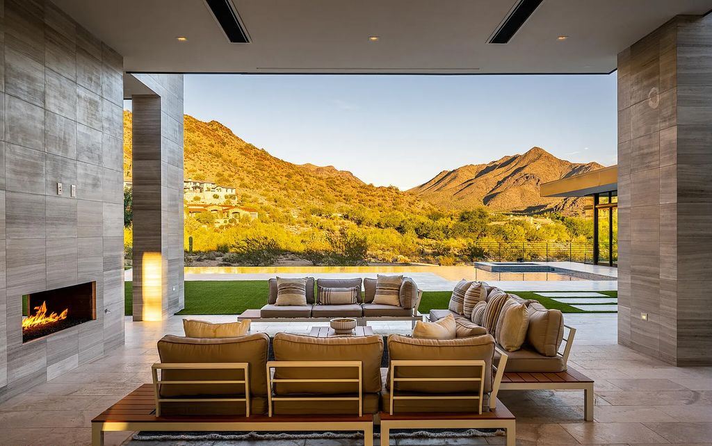 The Home in Scottsdale, a contemporary Bing Hu masterpiece located in the prestigious country club neighborhood of DC Ranch raises the bar for excellence is now available for sale. This home located at 9820 E Thompson Peak Pkwy UNIT 826, Scottsdale, Arizona
