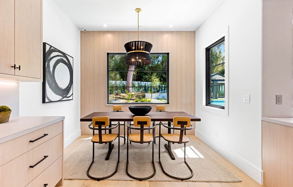 The Home in Tarzana, a secluded residence has been meticulously crafted with luxury comfort in mind offering an exquisite living experience is now available for sale. This home located at 5124 Calvin Ave, Tarzana, California