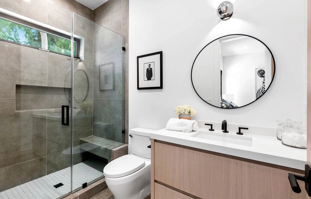 The Home in Tarzana, a secluded residence has been meticulously crafted with luxury comfort in mind offering an exquisite living experience is now available for sale. This home located at 5124 Calvin Ave, Tarzana, California