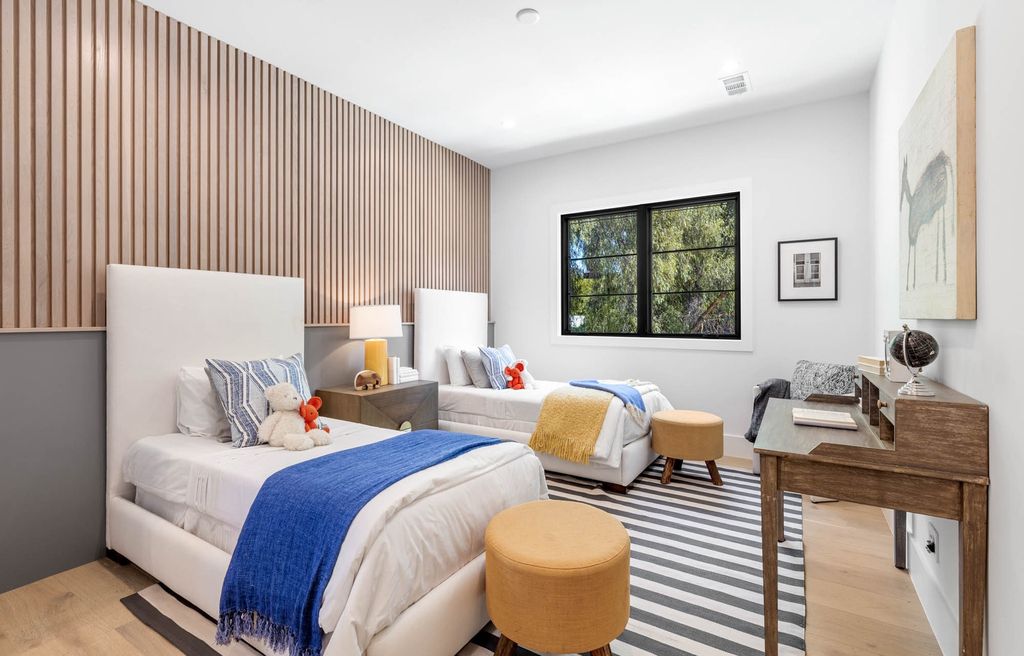 The Home in Tarzana, a secluded residence has been meticulously crafted with luxury comfort in mind offering an exquisite living experience is now available for sale. This home located at 5124 Calvin Ave, Tarzana, California